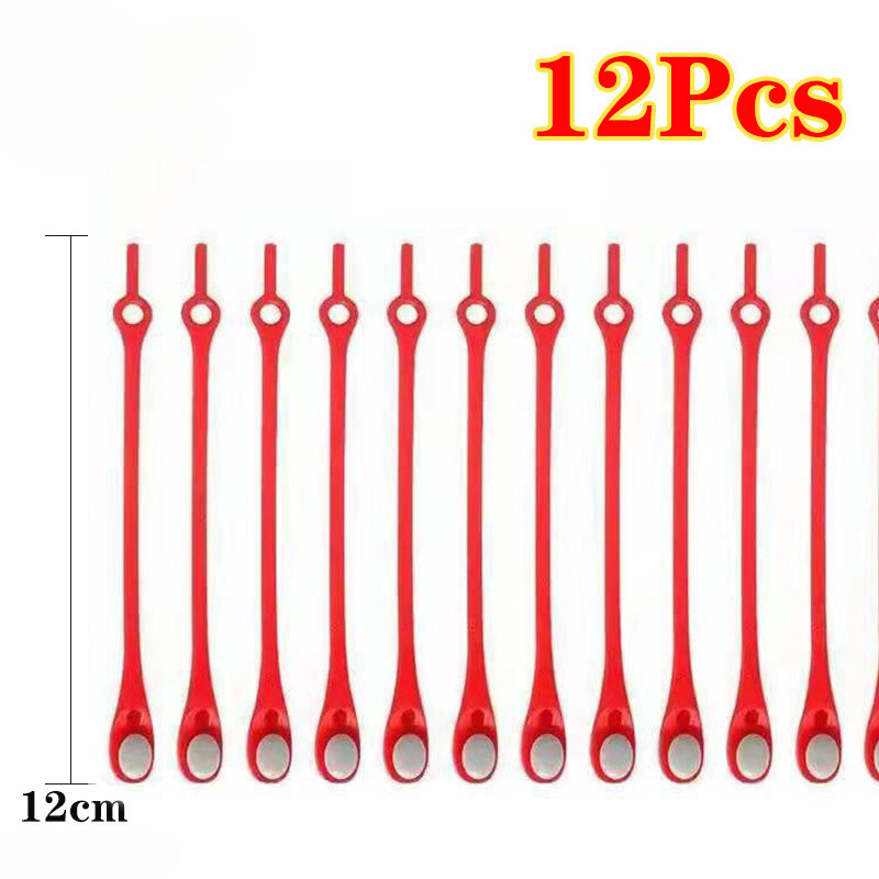 Cadarços De Silicone Unissex (12pçs)