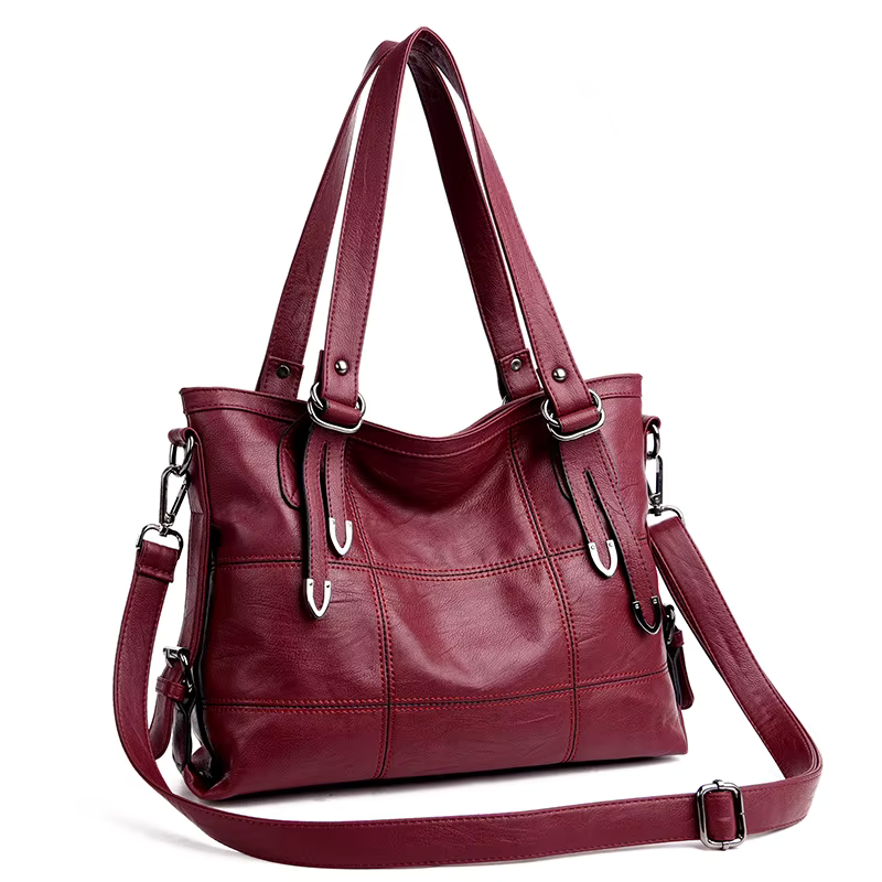 Bolsa De Couro Feminina -Manhattan