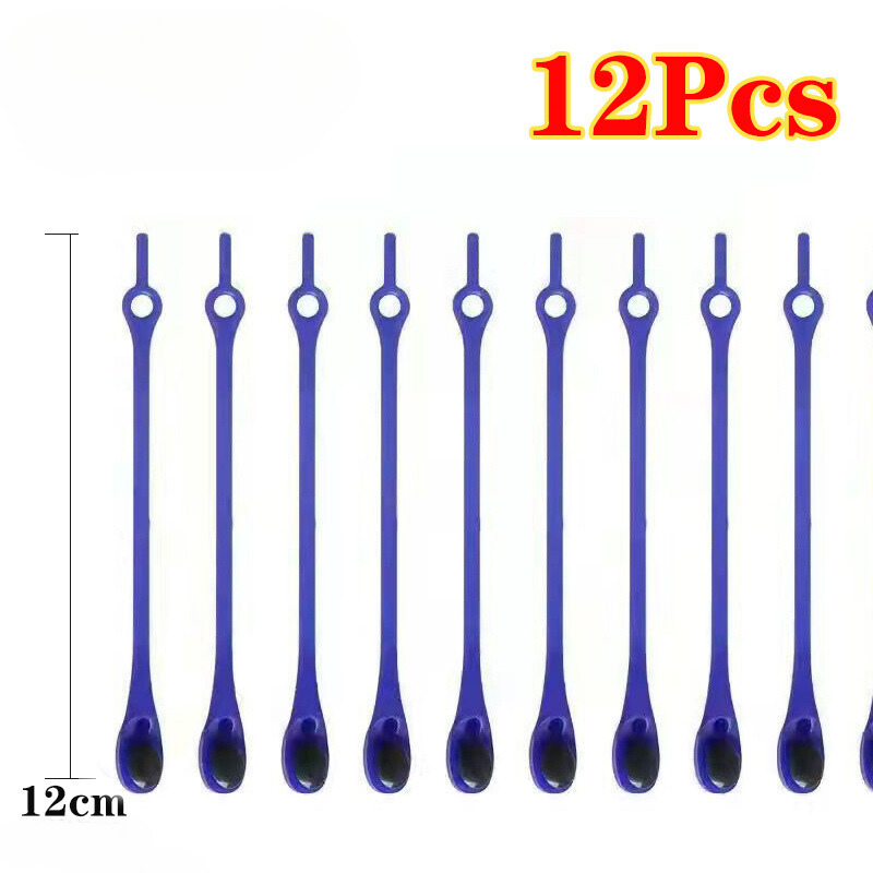 Cadarços De Silicone Unissex (12pçs)