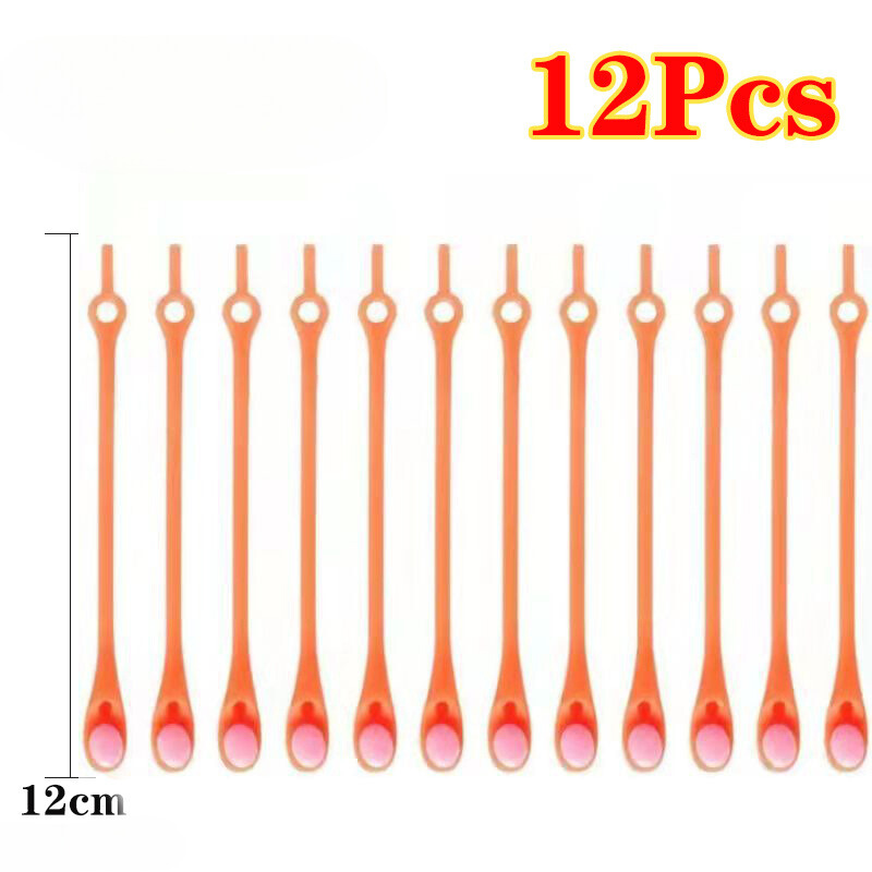 Cadarços De Silicone Unissex (12pçs)