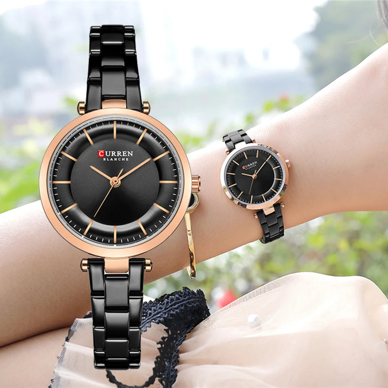 Relógio Feminina Oceanic Royale-Pulseira Em Aço Inoxidável