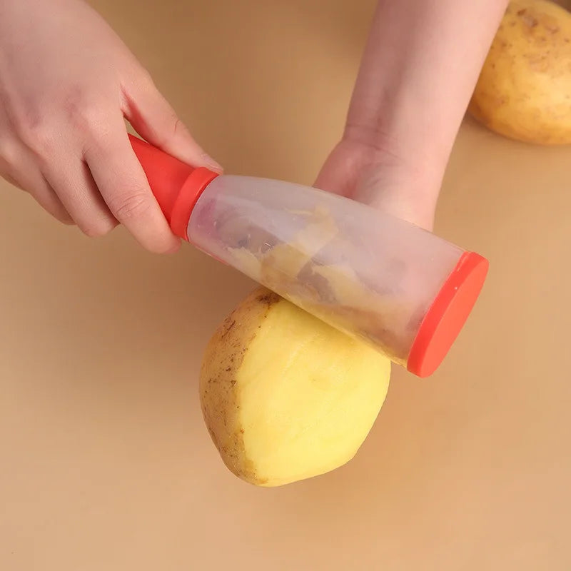 Descascador De Vegetais Com Recipiente