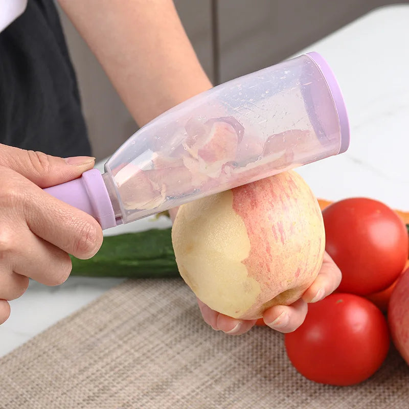 Descascador De Vegetais Com Recipiente