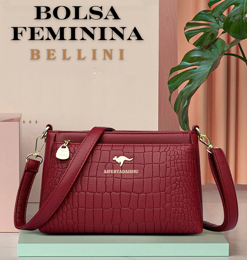 Bolsa De Couro Feminina Bellini