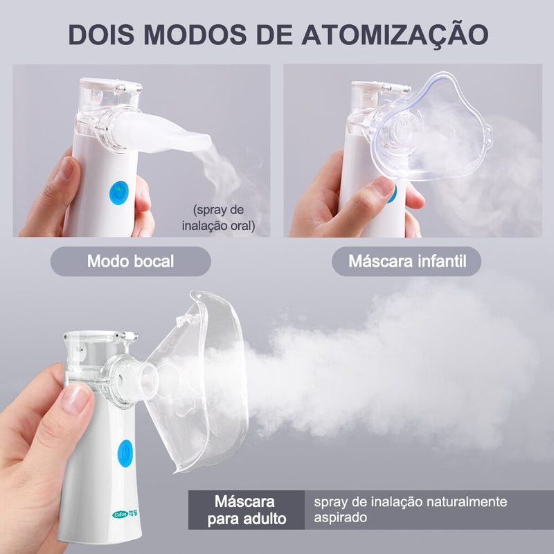 Nebulizador Recarregável Portátil -Ultrasonic