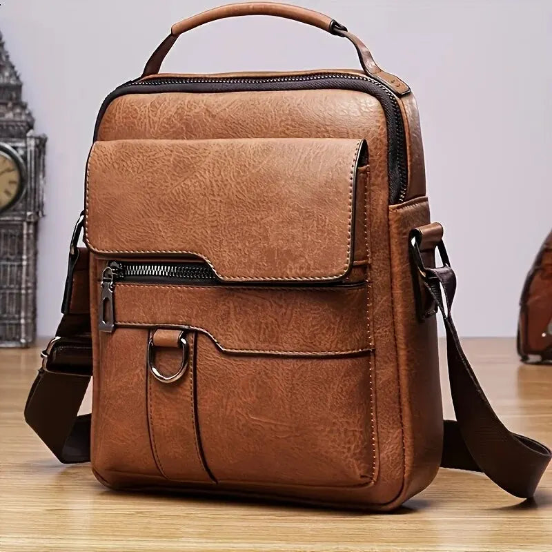 Bolsa Crossbody Vintage Masculina