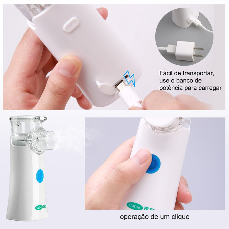 Nebulizador Recarregável Portátil -Ultrasonic