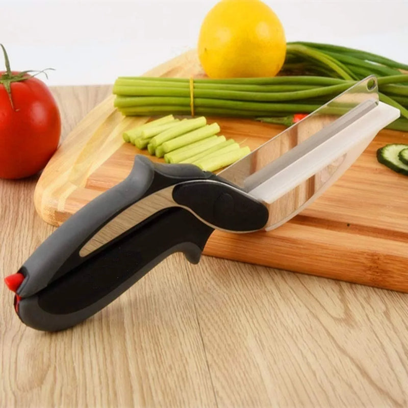 Tesoura Para Cozinha Multifuncional 2 em 1-Clever Cutter