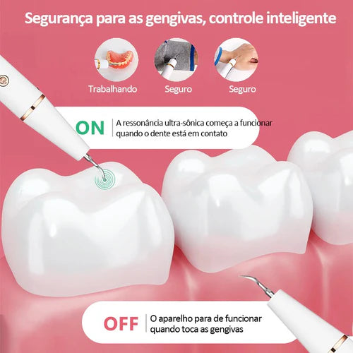 Limpador De Dentes Elétrico Ultrassônico