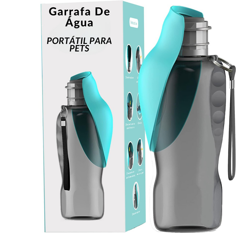 Garrafa De Água Portátil Para Pets-800 ml