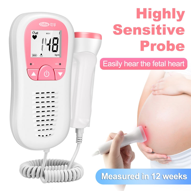 Doppler Fetal Monitor de Freqüência Cardíaca - Reino das Variedades