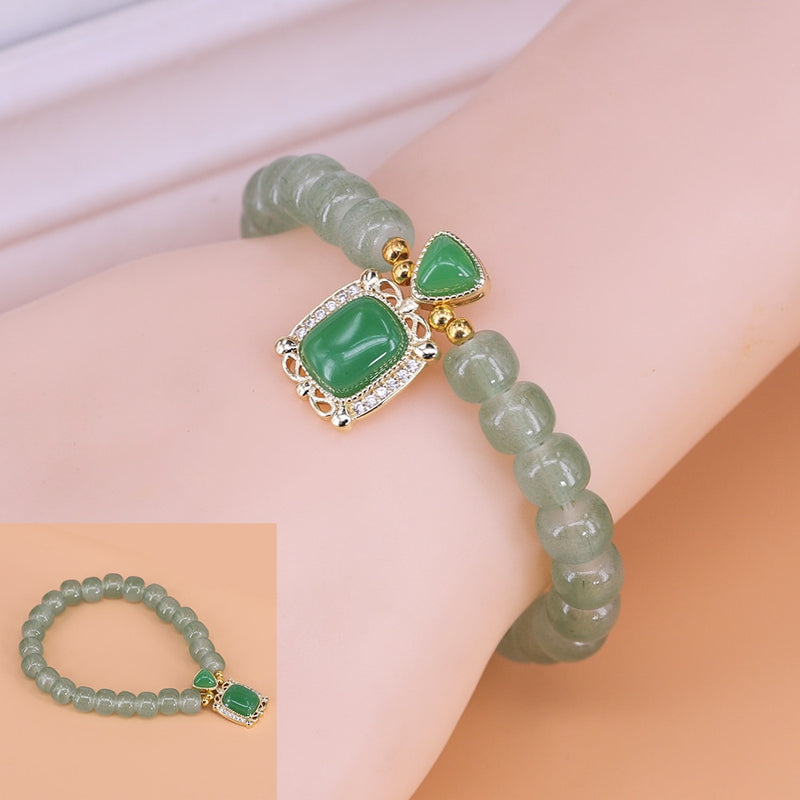 Pulseira Folha De Jade Hetian